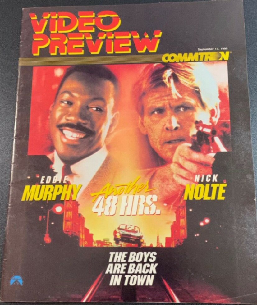 VIDEO PREVIEW magazine side cover 17 September 1990