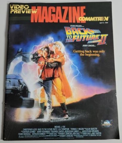 VIDEO PREVIEW magazine side cover 2 April 1990