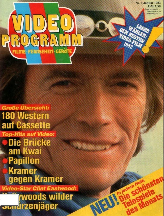VIDEO PROGRAMM magazine side cover January 1983