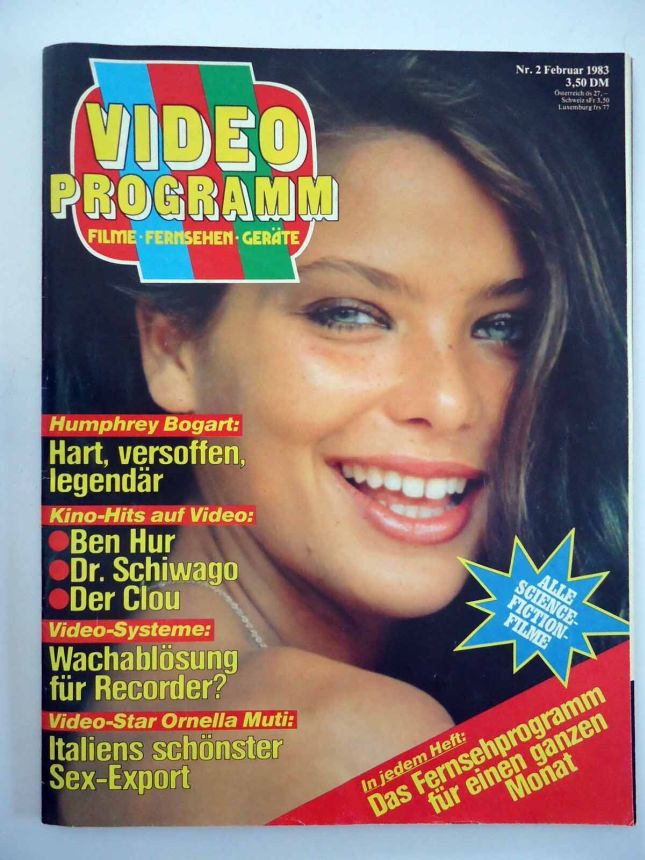 VIDEO PROGRAMM magazine side cover February 1983