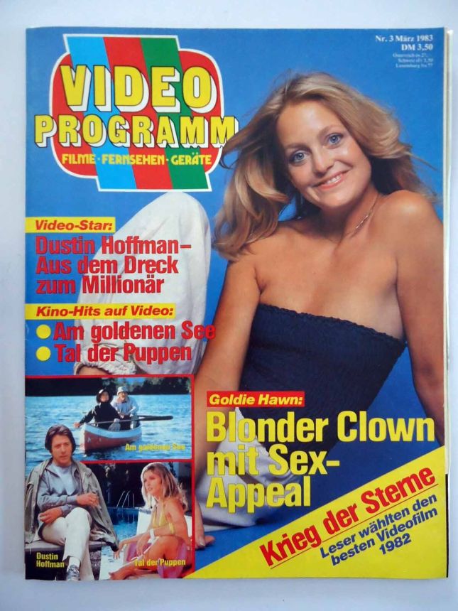 VIDEO PROGRAMM magazine side cover March 1983