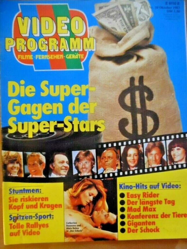 VIDEO PROGRAMM magazine side cover October 1983