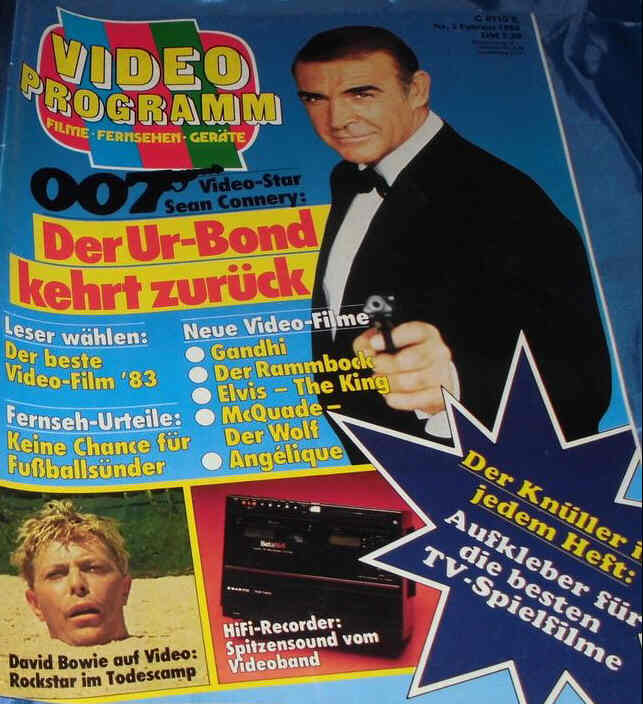VIDEO PROGRAMM magazine side cover February 1984