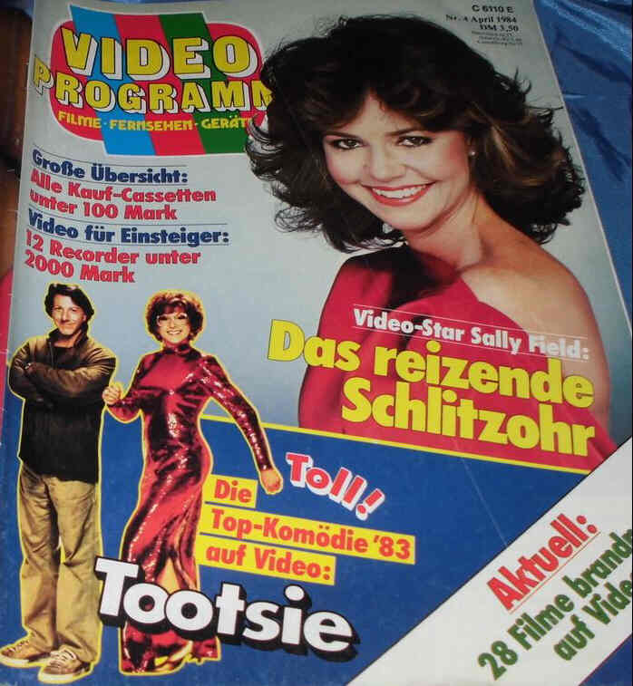 VIDEO PROGRAMM magazine side cover April 1984