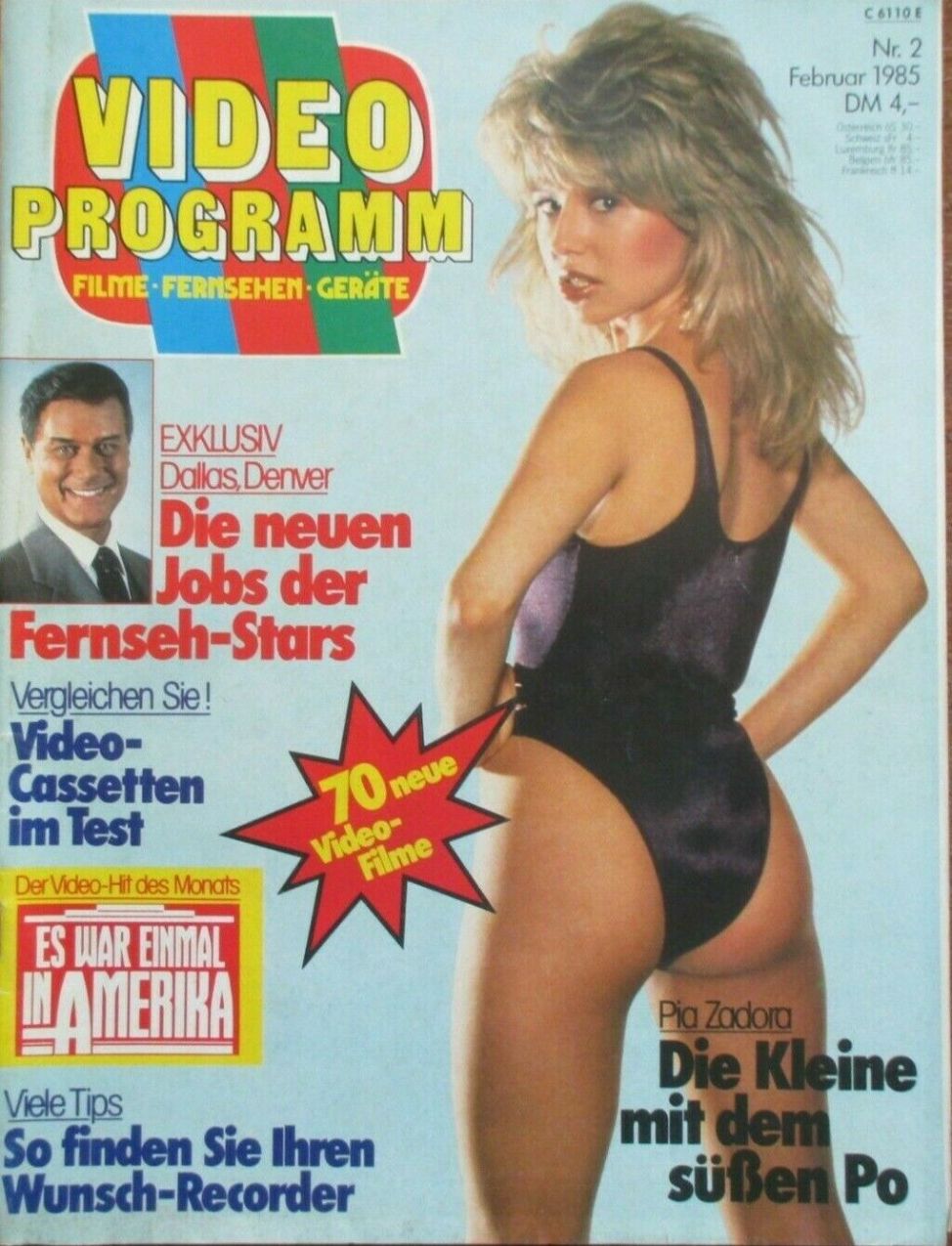 VIDEO PROGRAMM magazine side cover February 1985