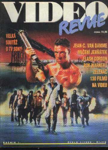 VIDEO REVUE magazine side cover Issue 1   1992