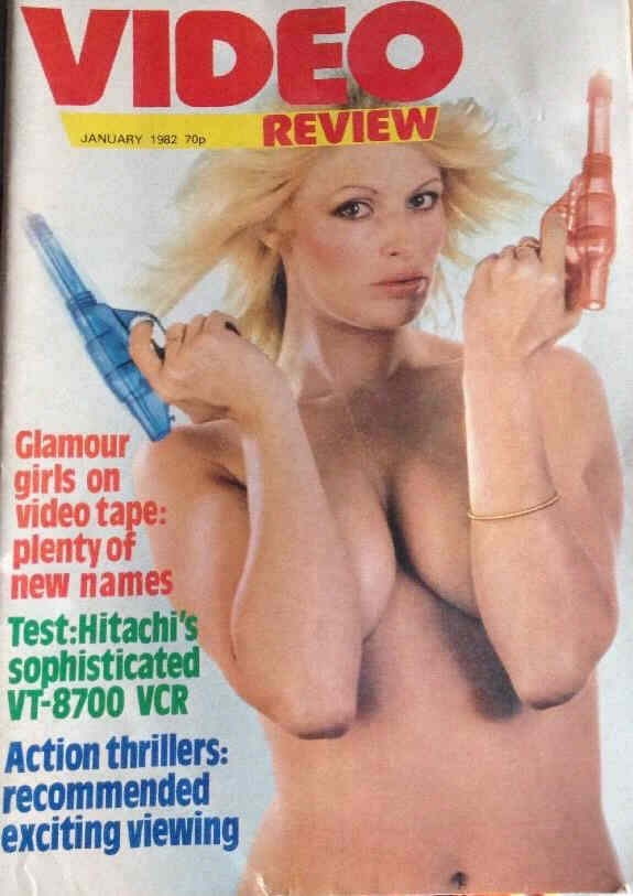 VIDEO REVIEW (UK) magazine side cover January 1982