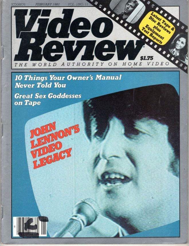 VIDEO REVIEW USA magazine side cover  Vol 1 # 11  February 1981
