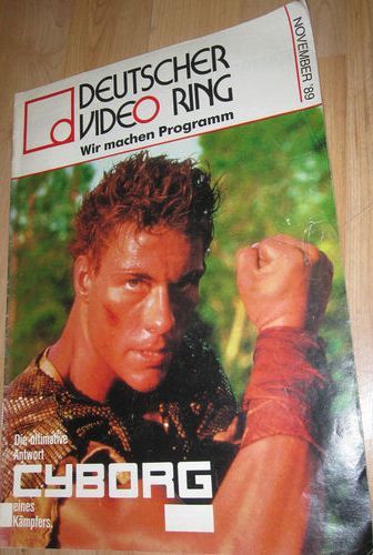 VIDEO RING magazine side cover November 1989
