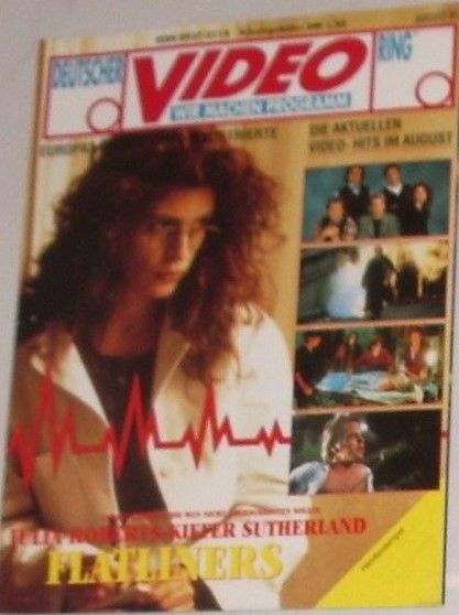 VIDEO RING magazine side cover August 1991