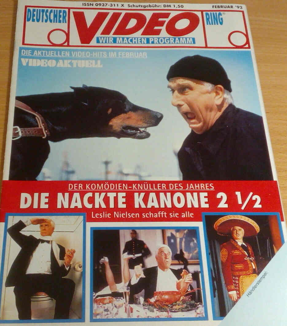 VIDEO RING magazine side cover February 1992