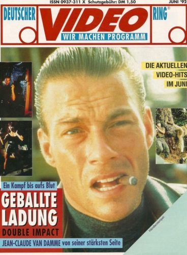 VIDEO RING magazine side cover June 1992