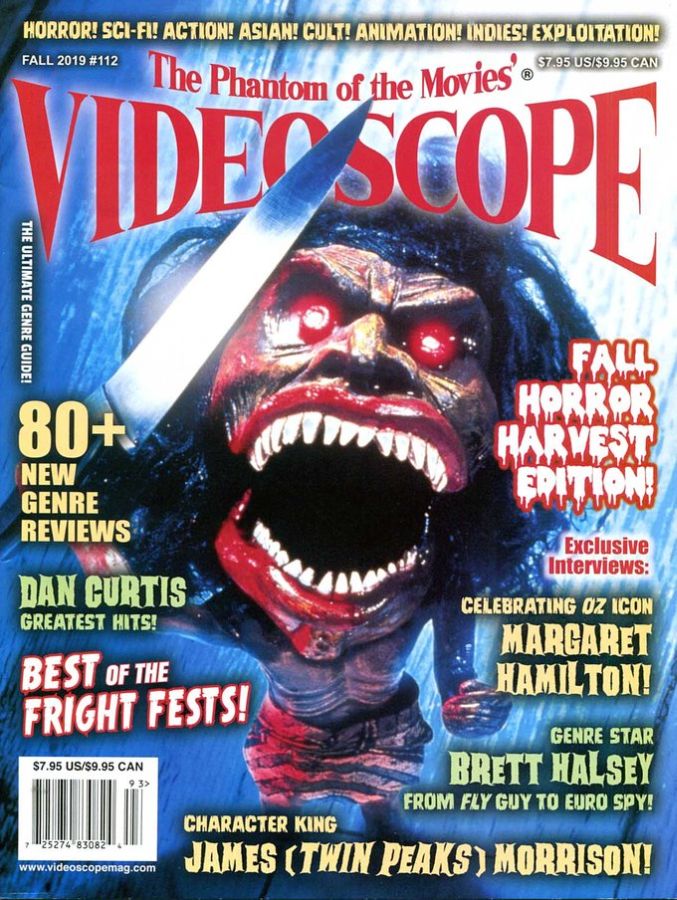 VIDEOSCOPE magazine side cover Issue 112 Fall 2019