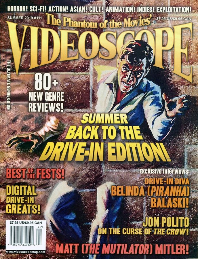 VIDEOSCOPE magazine side cover Issue 111 Summer 2019
