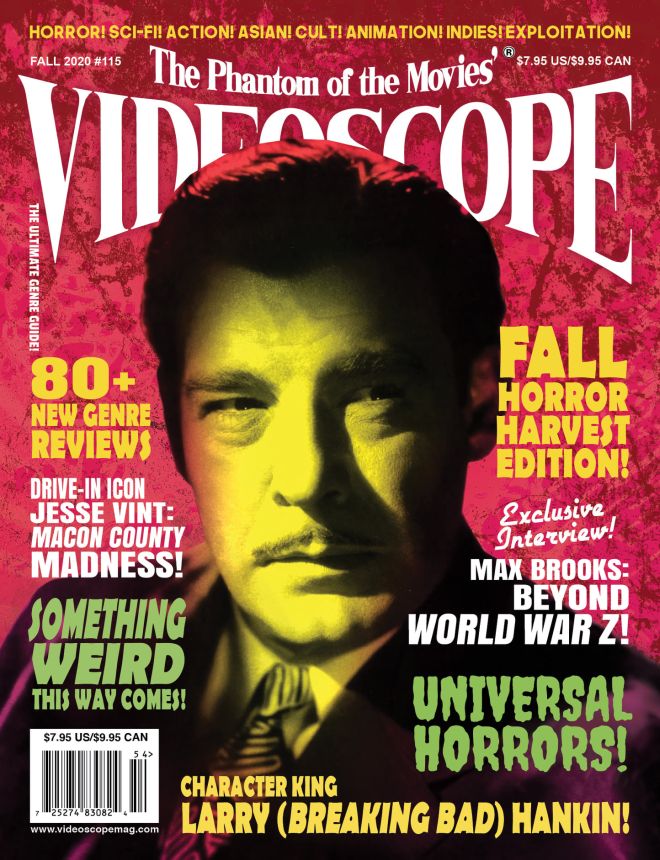 VIDEOSCOPE magazine side cover Issue 115 Fall 2020