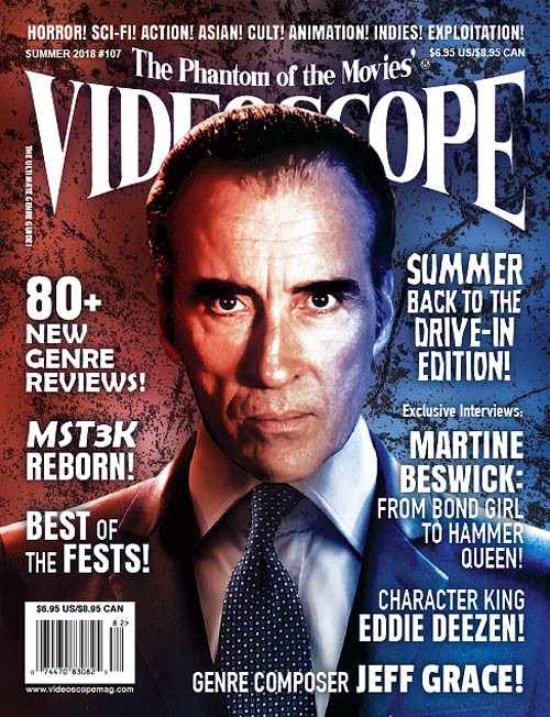 VIDEOSCOPE magazine side cover Issue 107 Summer 2018
