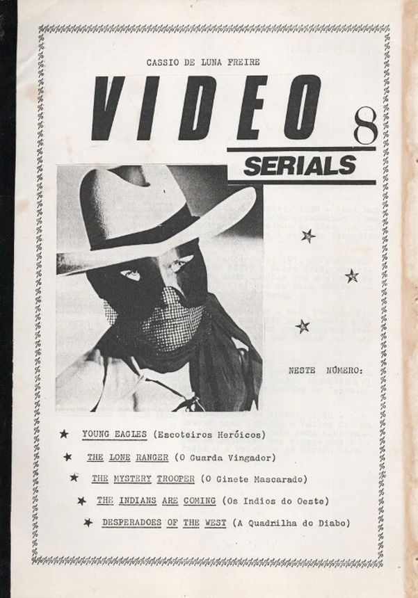 VIDEO SERIALS magazine side cover Issue 8   1980