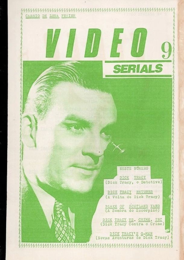 VIDEO SERIALS magazine side cover Issue 9   1980