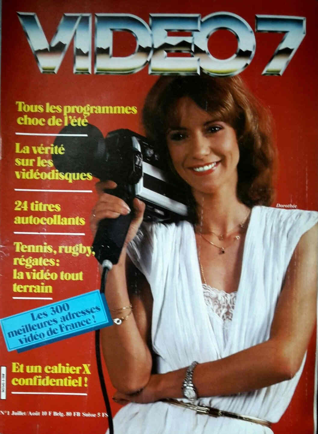 VIDEO 7 magazine side cover Issue 1 July/August 1981