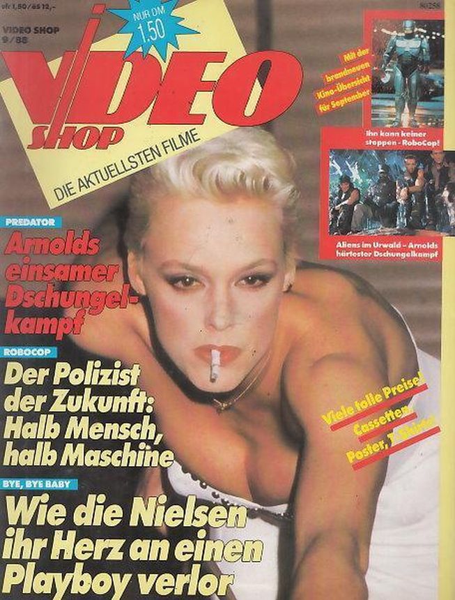 VIDEO SHOP magazine side cover  September 1988