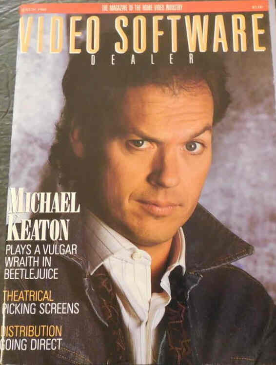 VIDEO SOFTWARE DEALER magazine side cover  August 1988