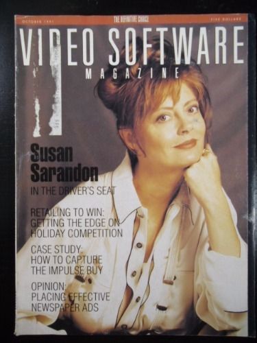 VIDEO SOFTWARE MAGAZINE magazine side cover October 1991