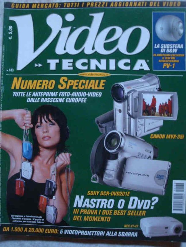VIDEOTECNICA magazine side cover Issue 133   2004