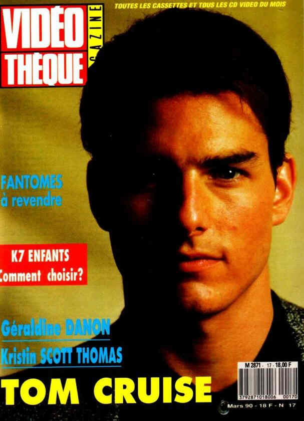 VIDEOTHEQUE magazine side cover Issue 17  March 1990