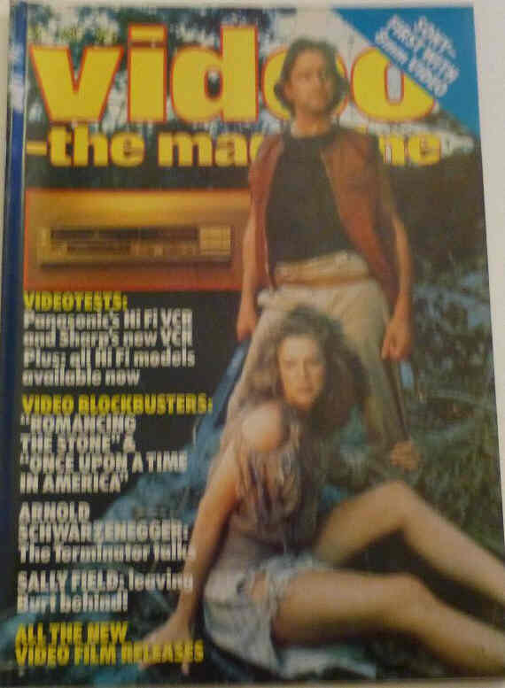 VIDEO-THE MAGAZINE magazine side cover  May 1985