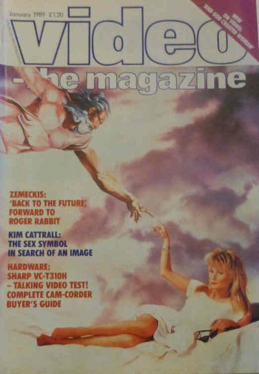 VIDEO-THE MAGAZINE magazine side cover  January 1989