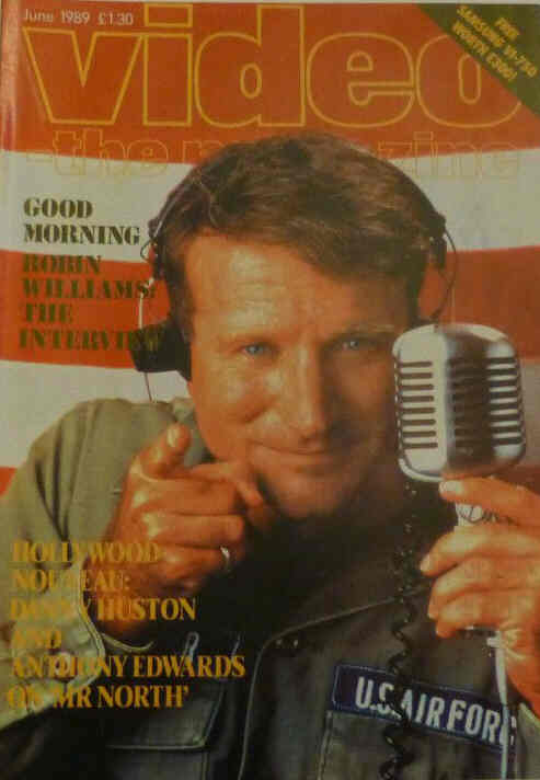 VIDEO-THE MAGAZINE magazine side cover  June 1989