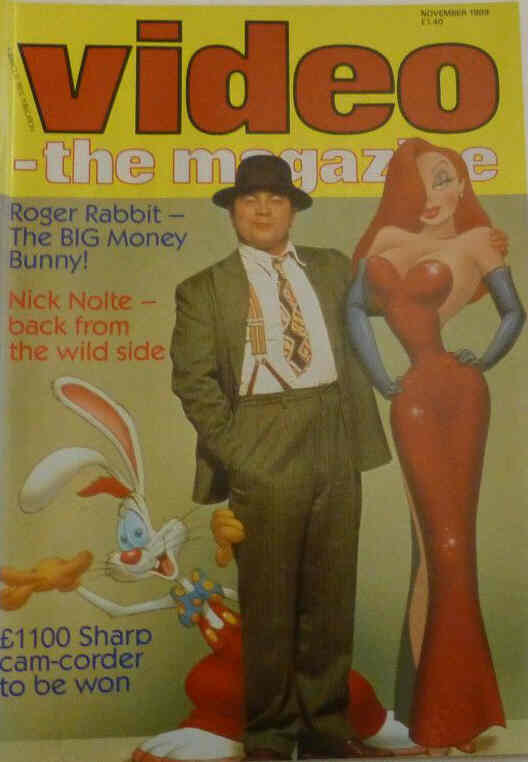 VIDEO-THE MAGAZINE magazine side cover  November 1989