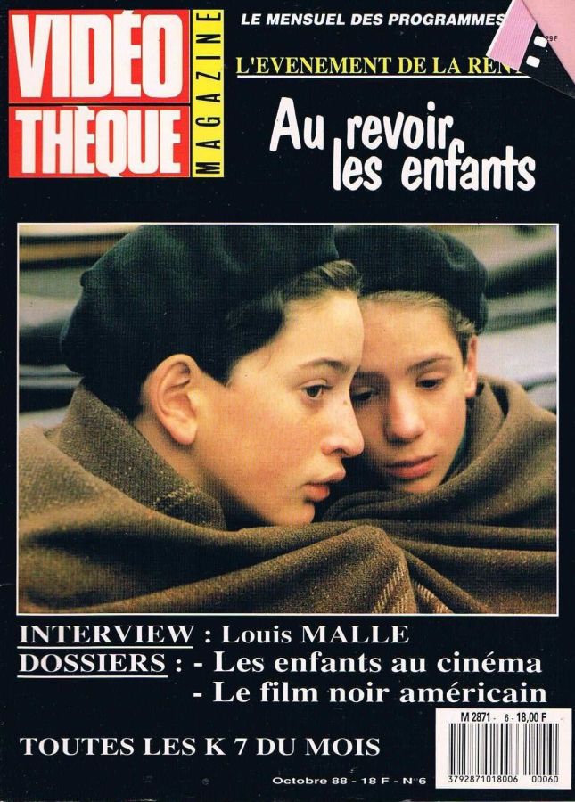 VIDEOTHEQUE magazine side cover Issue 6 October 1988