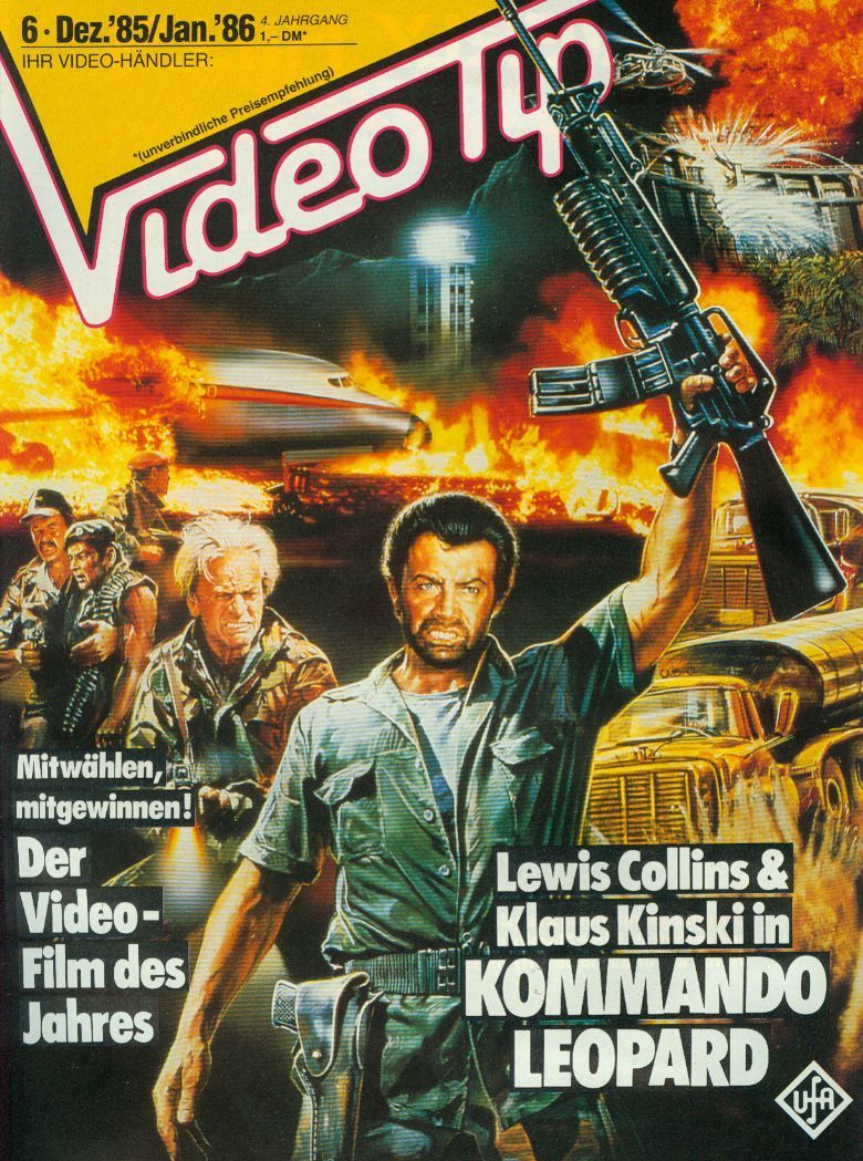 VIDEO TIP magazine side cover December 1985