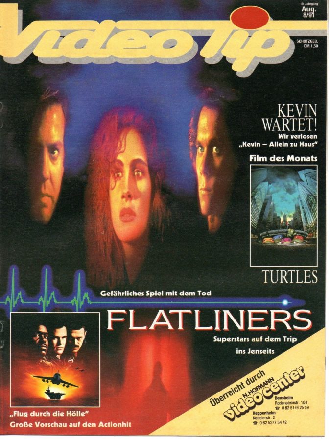 VIDEO TIP magazine side cover August 1991