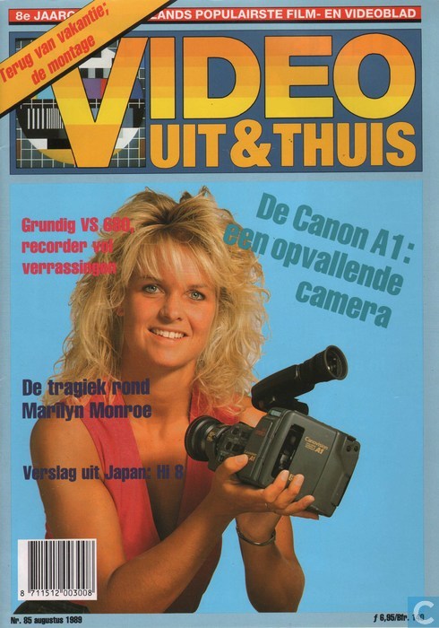 VIDEO UIT EN THUIS magazine cover Issue 85  August 1989