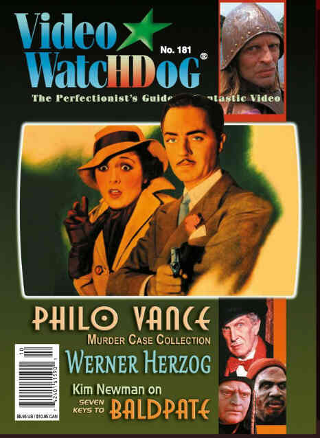 VIDEO WATCHDOG magazine side cover Issue 181 January/February 2016