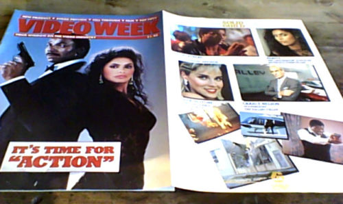 VIDEO WEEK magazine side cover 15 August 1988