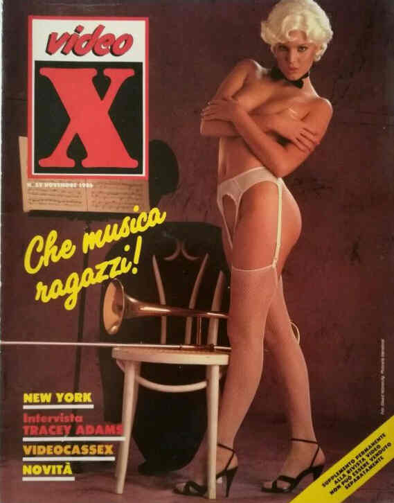 VIDEO X (ITALY) magazine side cover Issue 59 November 1986