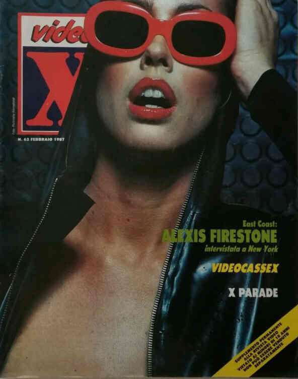 VIDEO X (ITALY) magazine side cover Issue 62  February 1987
