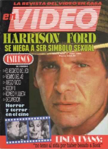 VIDEO Y CINE magazine side cover  Vol 2 # 2 February 1986