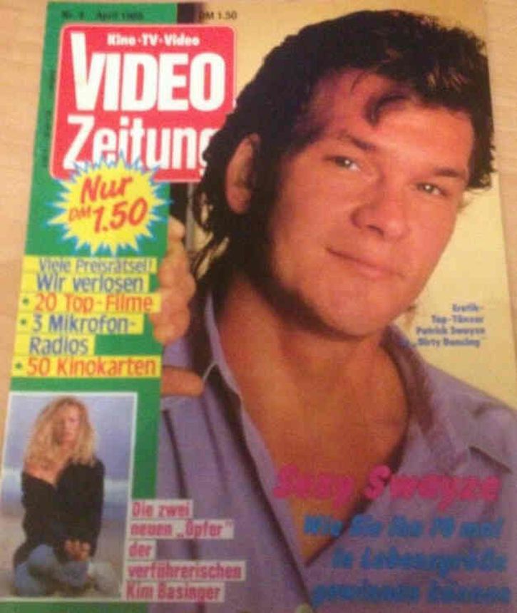 VIDEO ZEITUNG magazine side cover  April 1988