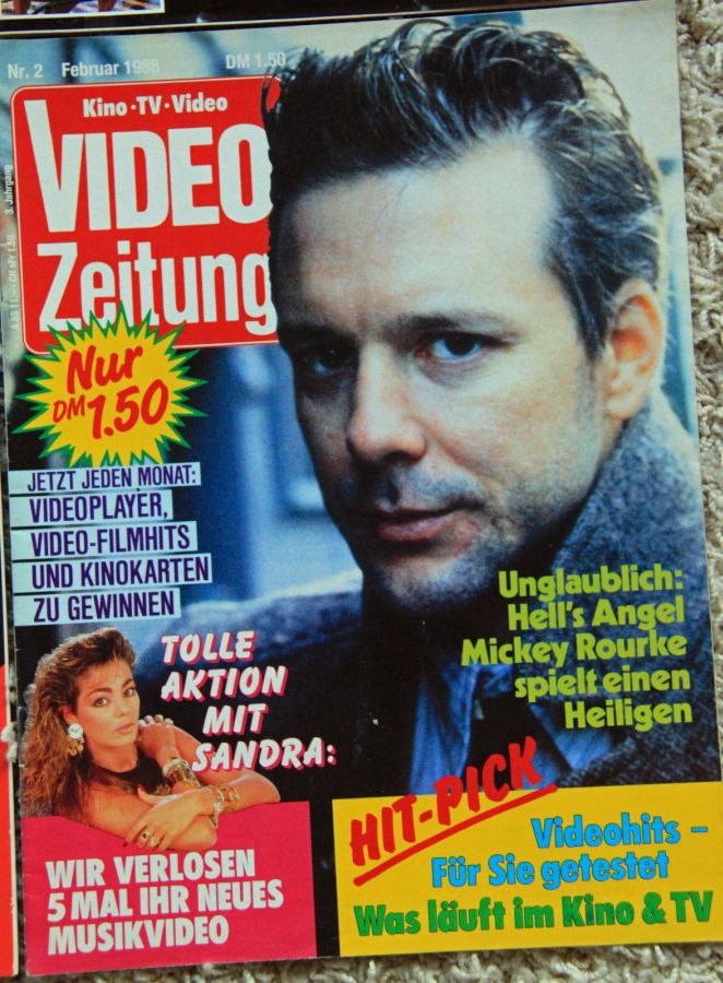 VIDEO ZEITUNG magazine side cover February 1988