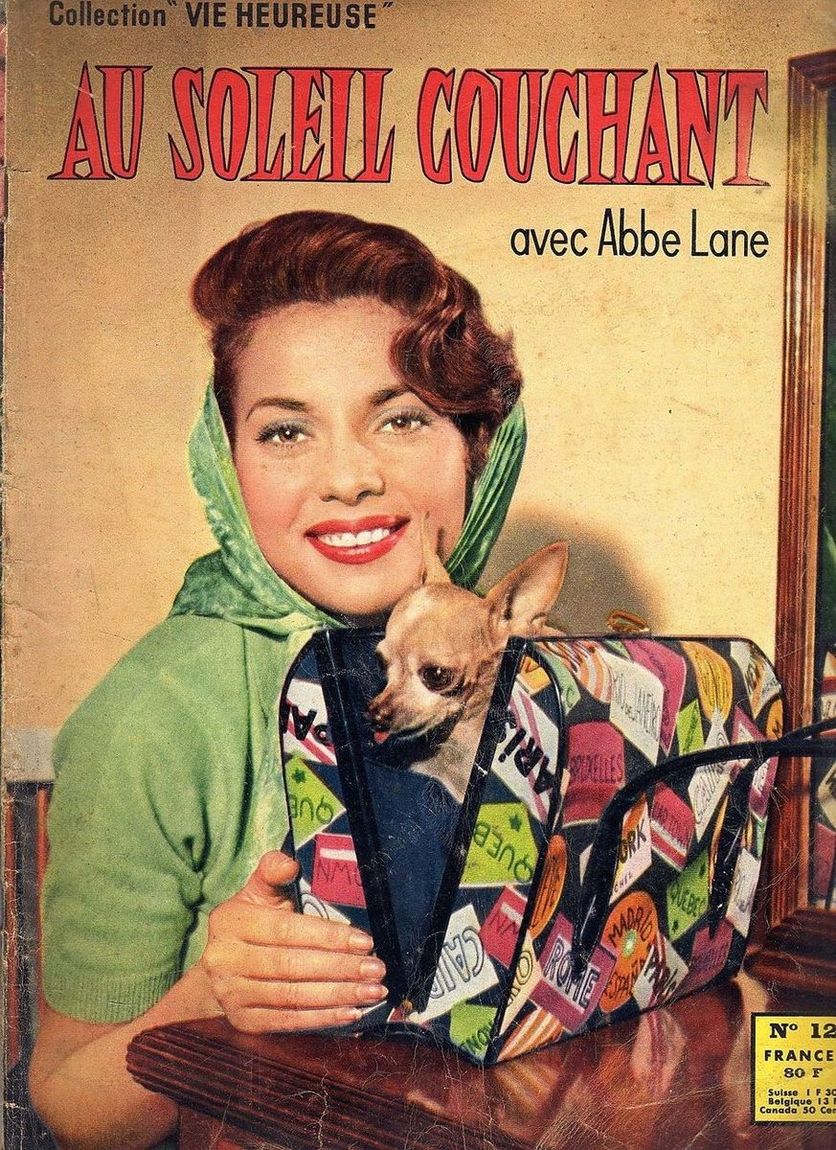 VIE HEUREUSE magazine side cover Issue 12 October 1958