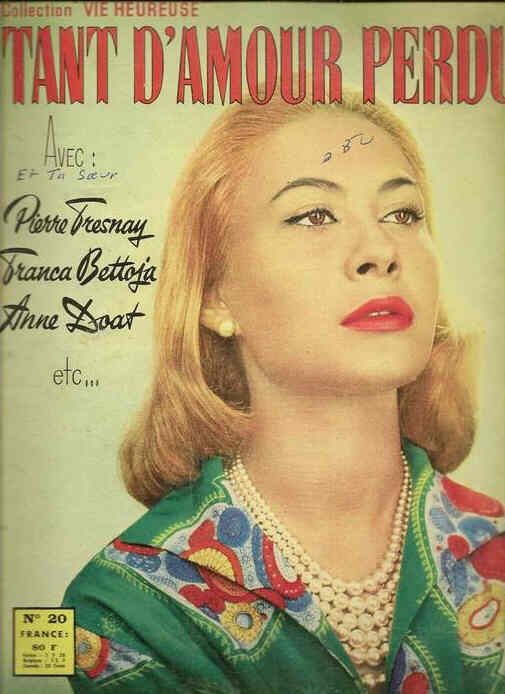 VIE HEUREUSE magazine side cover Issue 20 June 1959