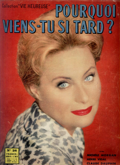 VIE HEUREUSE magazine side cover Issue 26 December 1959