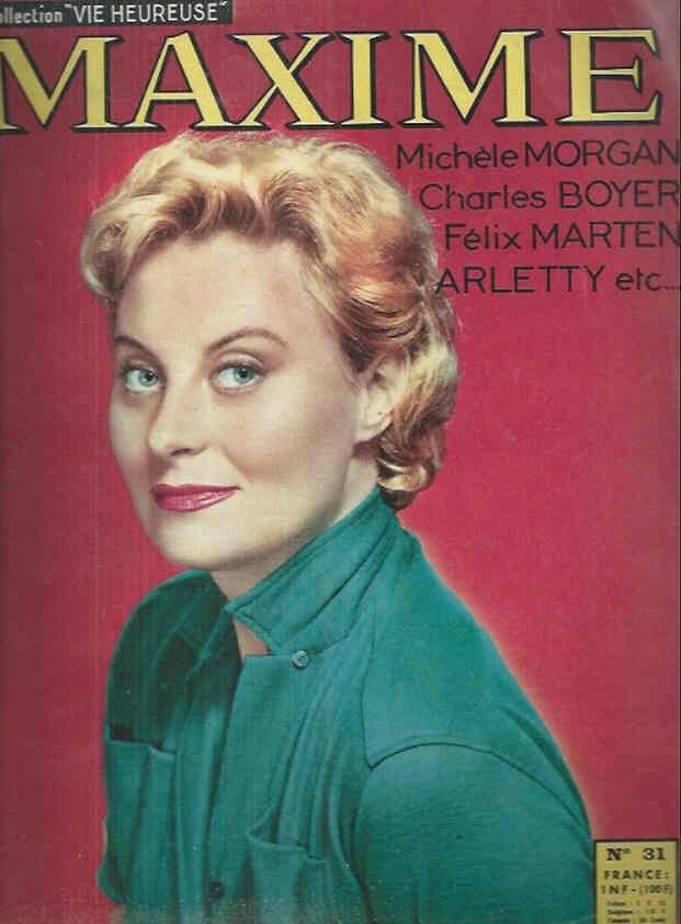 VIE HEUREUSE magazine side cover Issue 31 May 1960