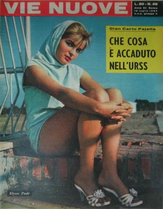 VIE NUOVE magazine side cover Issue 28 13 July 1957