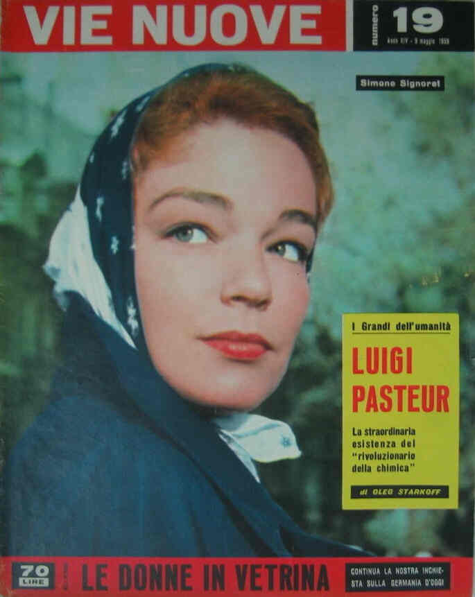 VIE NUOVE magazine side cover Issue 19 9 May 1959