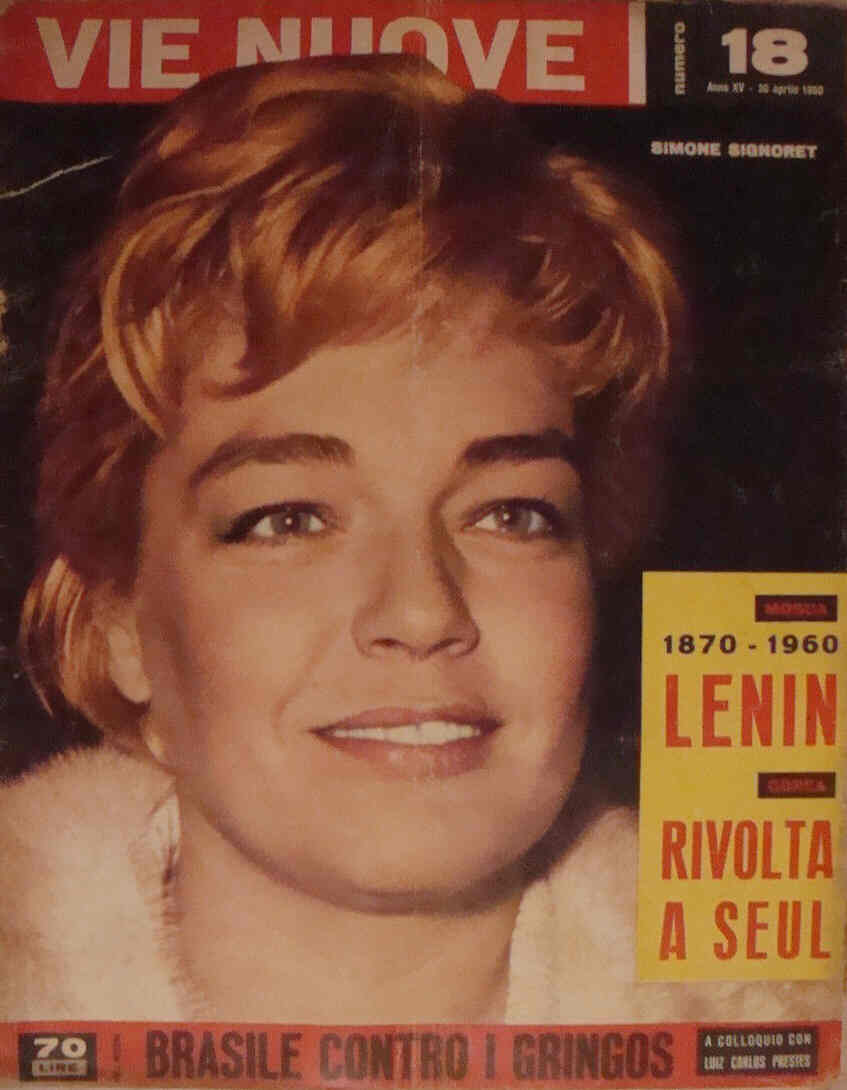 VIE NUOVE magazine side cover Issue 18 30 April 1960